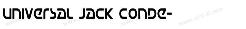 Universal Jack Conde字体转换